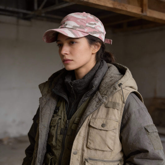 Casquette militaire – camouflage tactique déstructuré