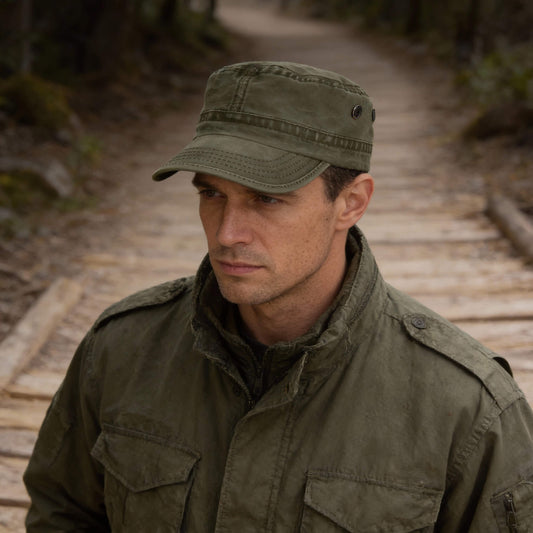 Casquette militaire homme – coton délavé, unis & camouflages
