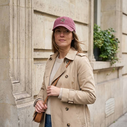 Casquette rétro étoile léopard – style affirmé pour les sorties