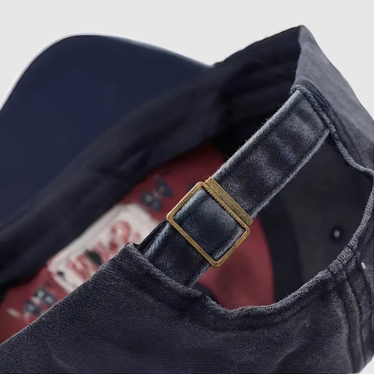 Casquette rétro lettre brodée – esprit Y2K en coton délavé