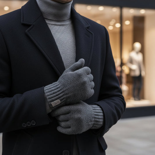 Gants hiver homme tactiles – chaud et lavable en machine