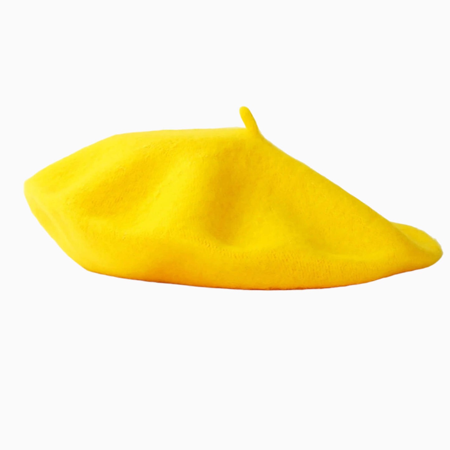 Béret basque en laine unisexe au style vintage vitaminé