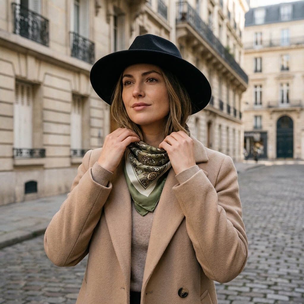 Foulard aux motifs élégants