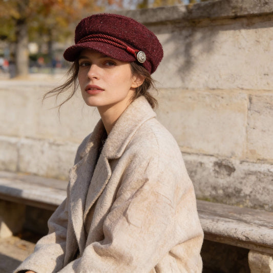 Casquette gavroche femme – style baker boy casual