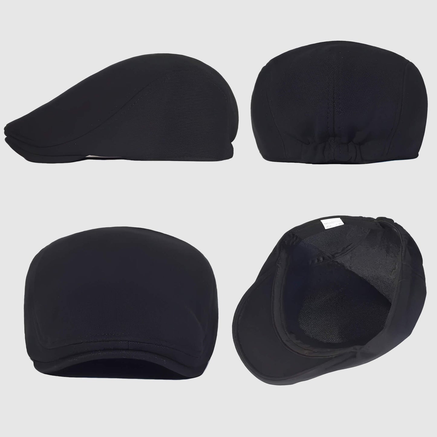 Casquette plate unisexe en coton – style rétro au quotidien
