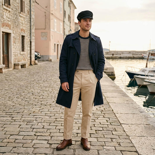 Casquette marin grande taille pour homme