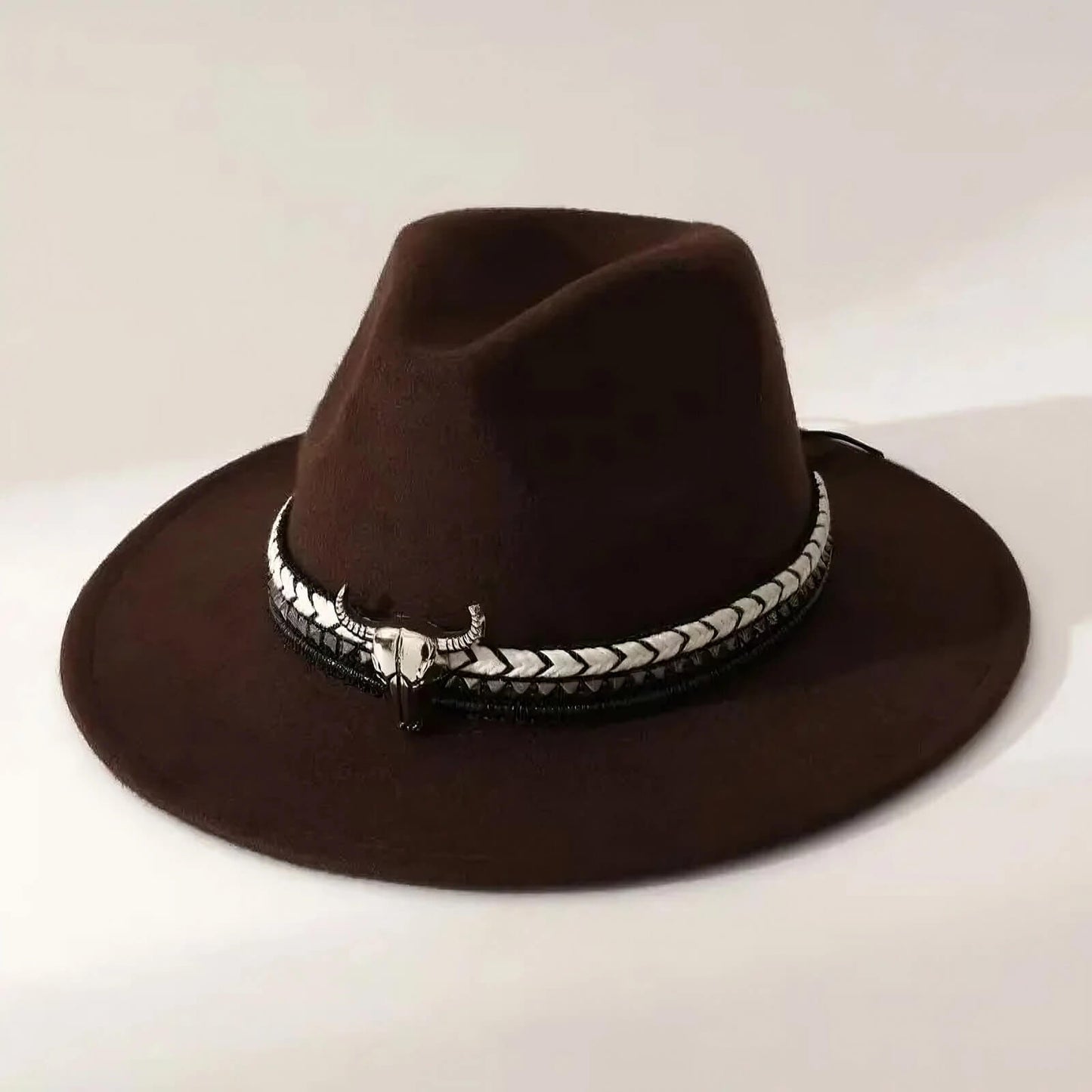 Chapeau de cowboy unisexe style western