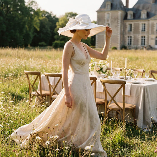 Chapeau de mariage blanc grande taille pour femme