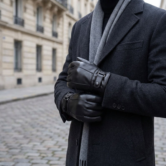 Gants en cuir souple pour homme