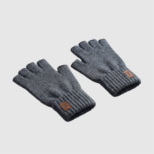 Gants mitaines hiver pour homme – tricot chaud et souple