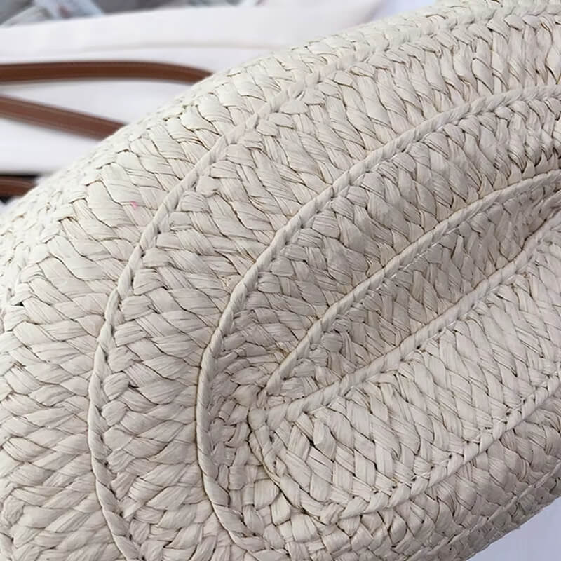 Sac cabas au tressage texturé