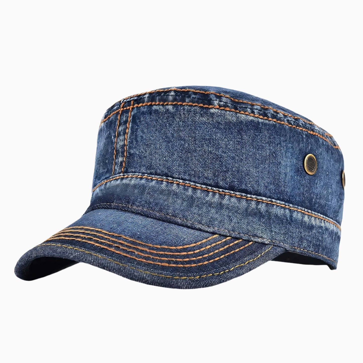 Casquette militaire homme – coton délavé, esprit urbain