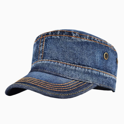 Casquette militaire homme – coton délavé, esprit urbain