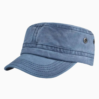 Casquette militaire homme – coton délavé, esprit urbain