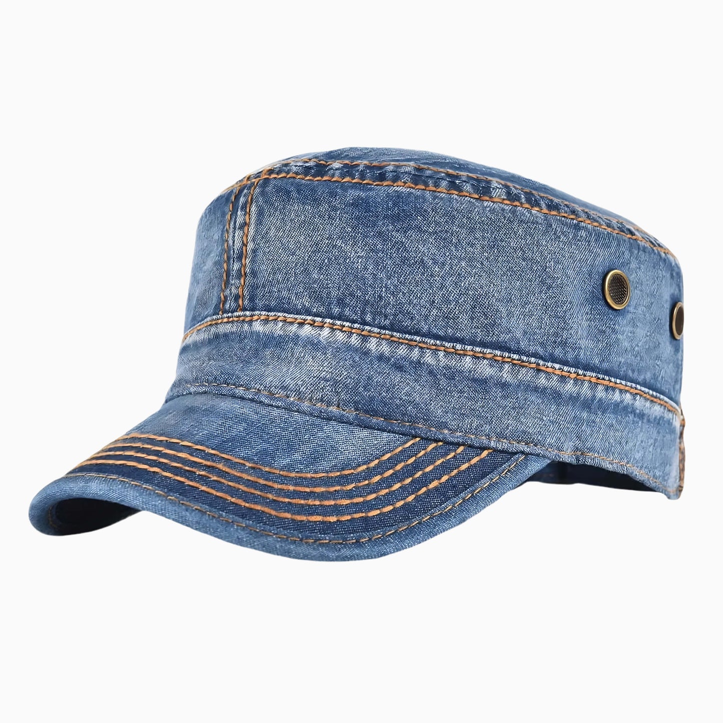 Casquette militaire homme – coton délavé, esprit urbain