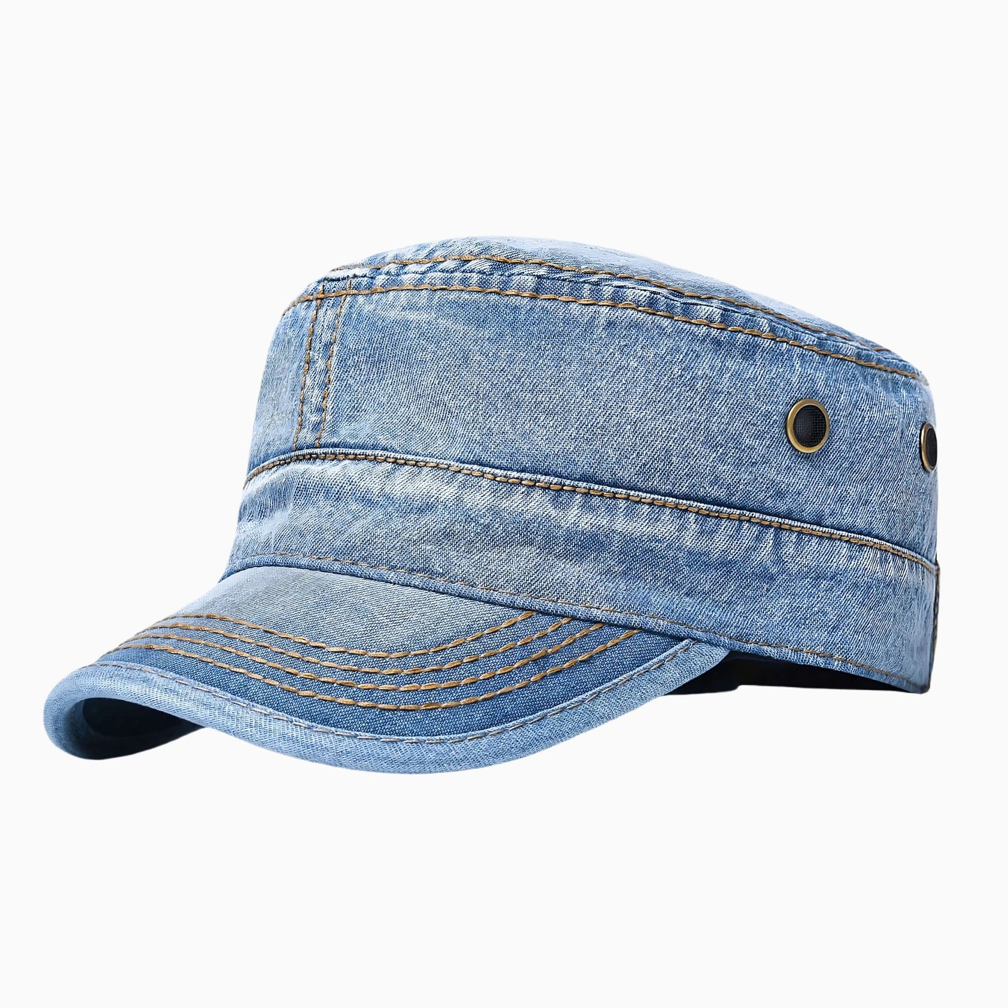 Casquette militaire homme – coton délavé, esprit urbain