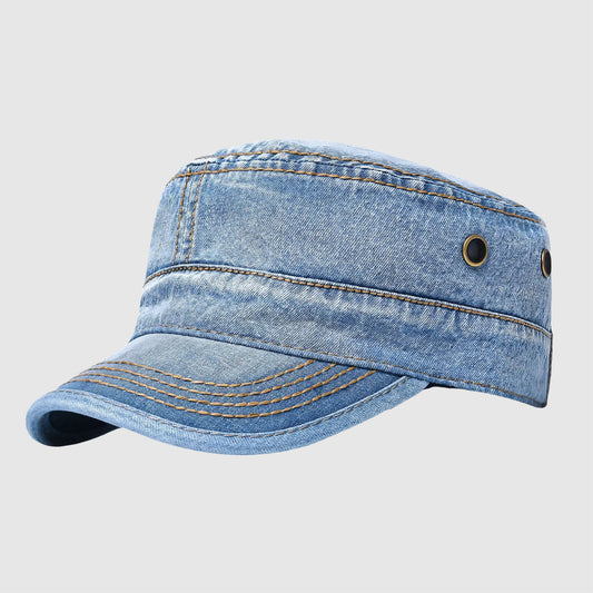 Casquette militaire homme – coton délavé, esprit urbain