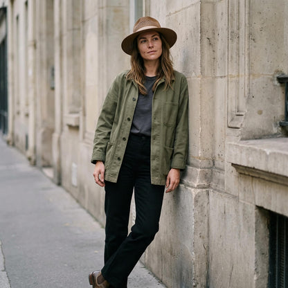 Chapeau panama en paille grande taille unisexe