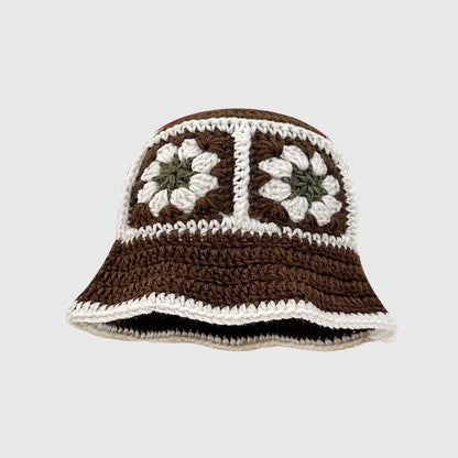 Bob crochet à fleurs pour femme