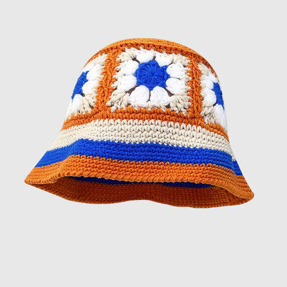 Bob crochet à fleurs pour femme