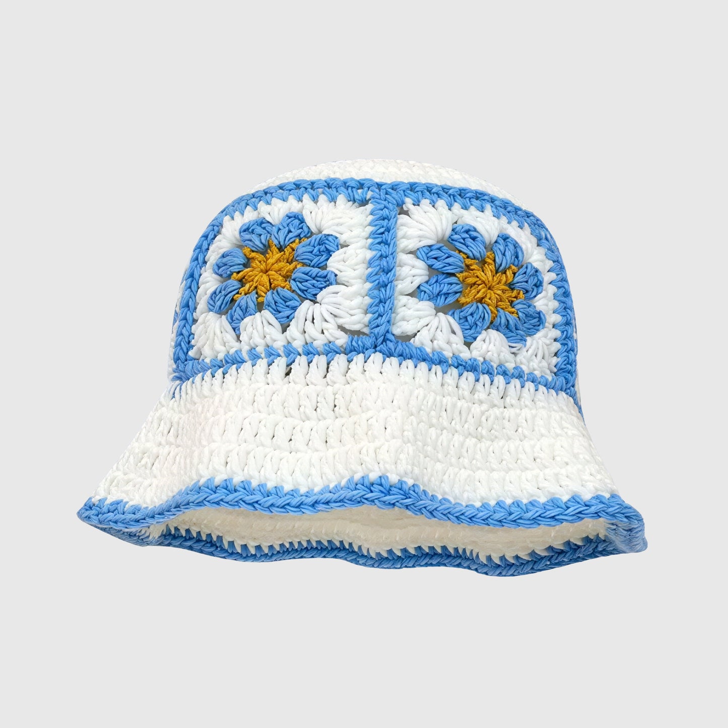 Bob crochet à fleurs pour femme