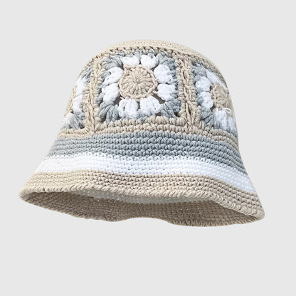 Bob crochet à fleurs pour femme