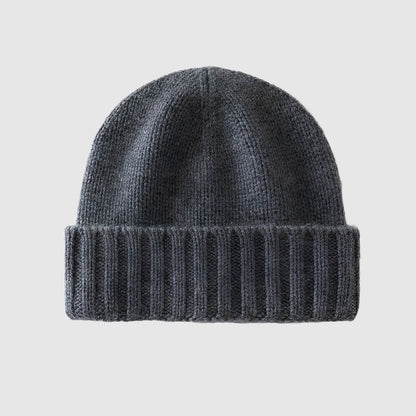 Bonnet en cachemire épais unisexe – chaleur luxueuse et confort absolu