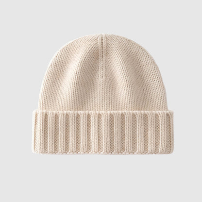 Bonnet en cachemire épais unisexe – chaleur luxueuse et confort absolu