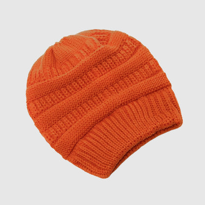 Bonnet femme uni en maille