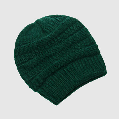 Bonnet femme uni en maille