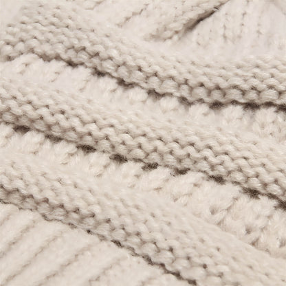 Bonnet femme uni en maille