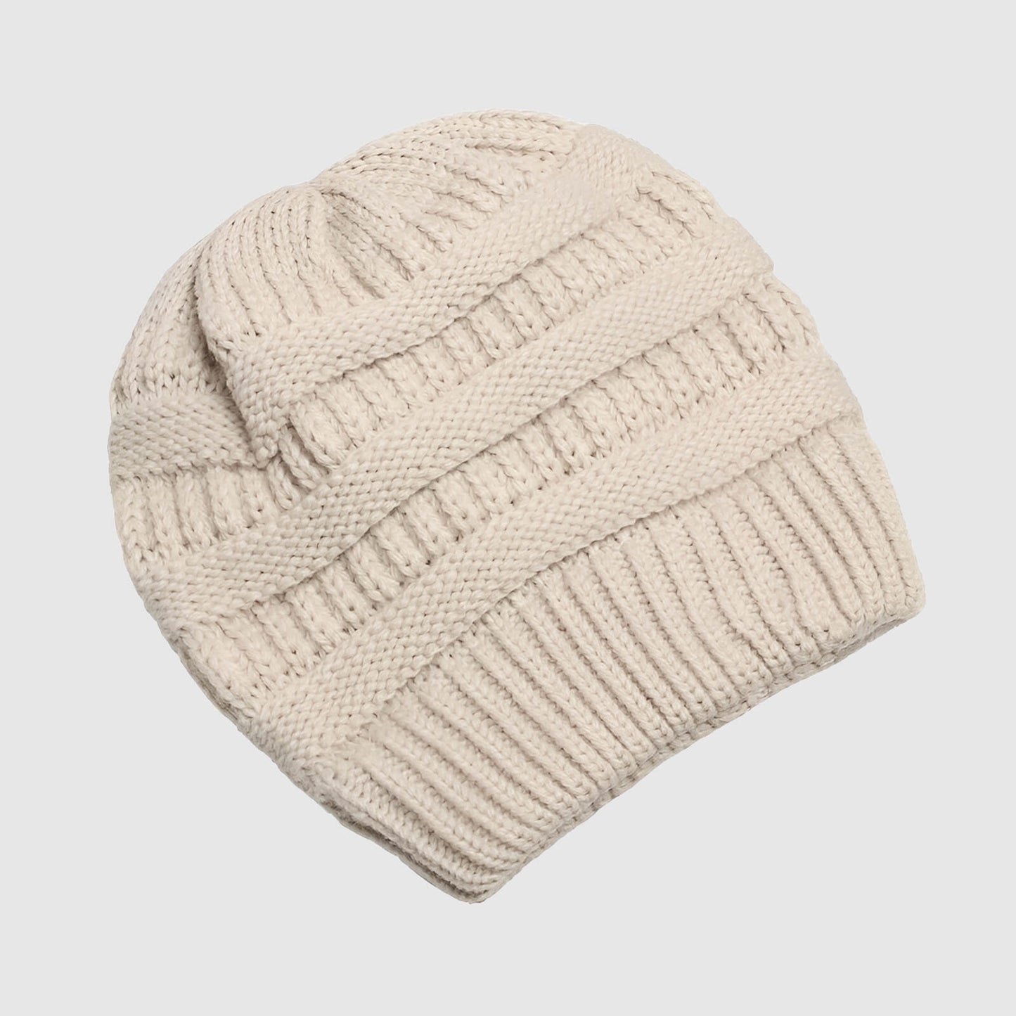 Bonnet femme uni en maille