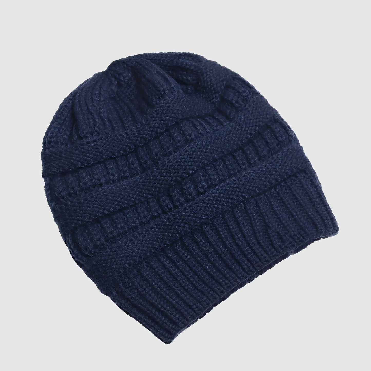 Bonnet femme uni en maille