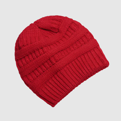 Bonnet femme uni en maille