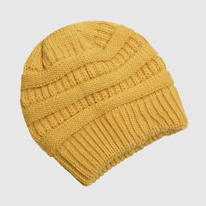 Bonnet femme uni en maille