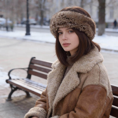 Bonnet russe en fausse fourrure – l’élégance chaude de l’hiver