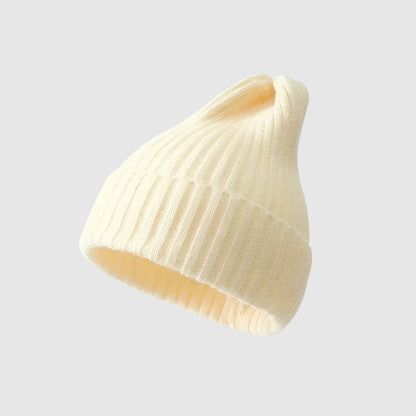 Bonnet tricoté unisexe automne-hiver