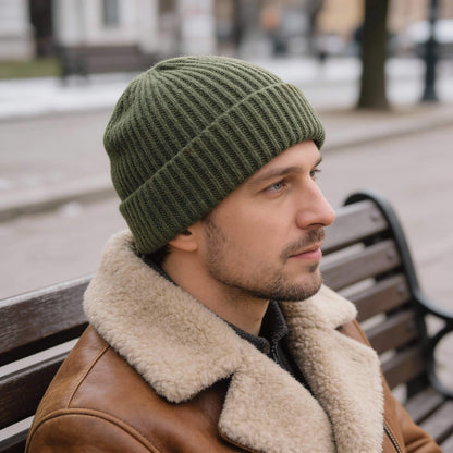 Bonnet tricoté unisexe style street