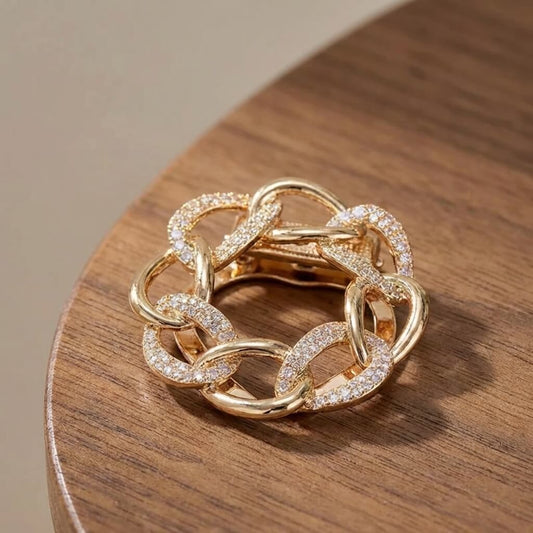 Broche étincelante