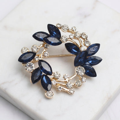 Broche étincelante