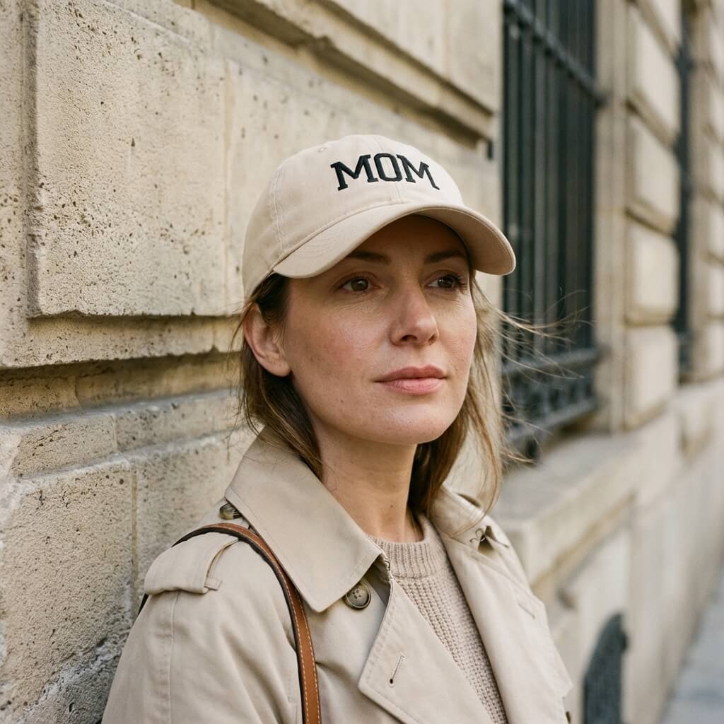 Casquette « MOM » brodée – casual et pleine de style