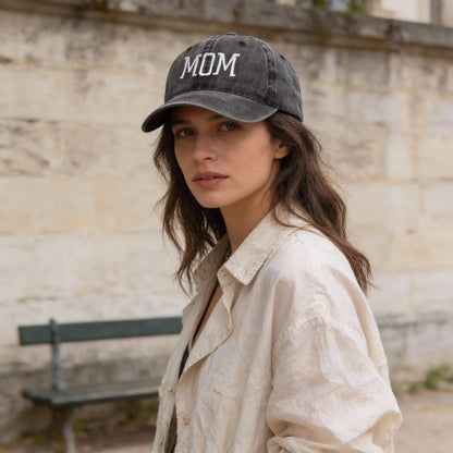 Casquette « MOM » brodée – sport chic et en coton