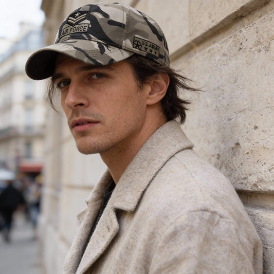 Casquette camouflage unisexe – style coréen casual