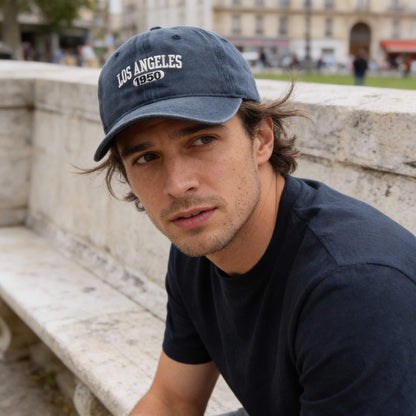 Casquette de baseball brodée – style Los Angeles au quotidien