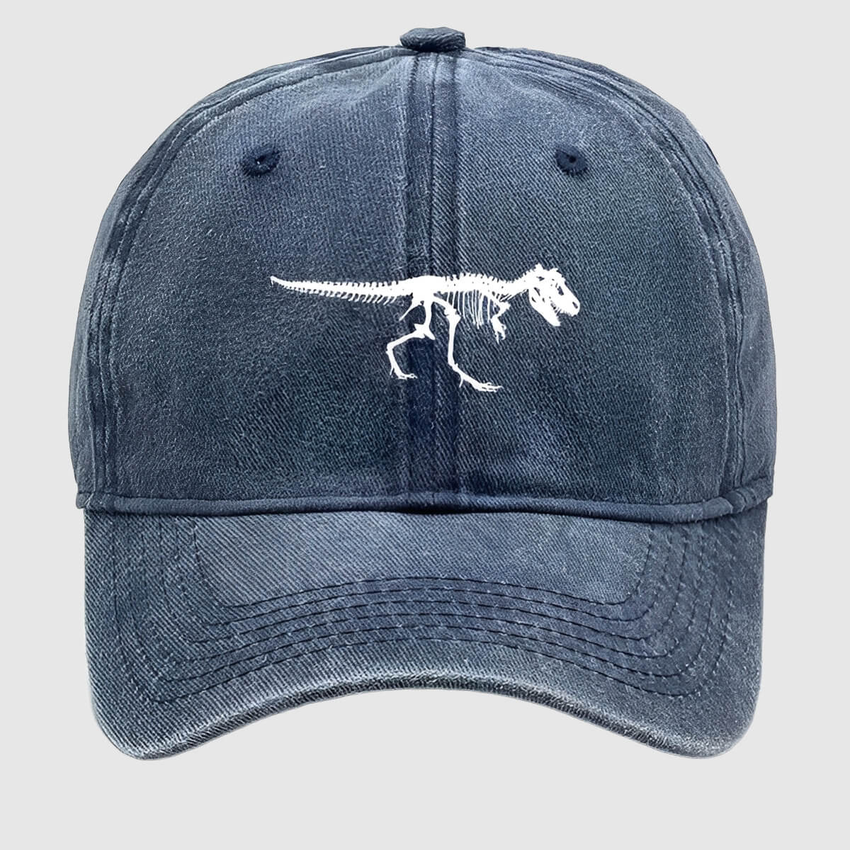 Casquette dinosaure squelette – rétro et décalée