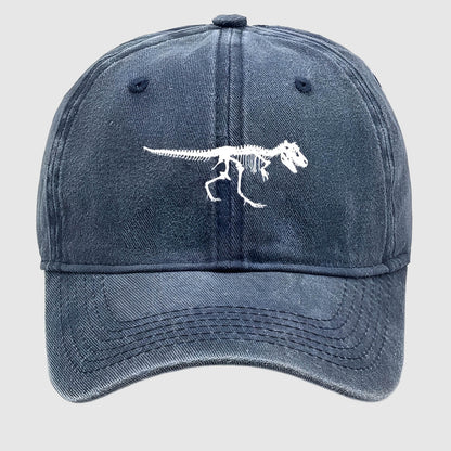 Casquette dinosaure squelette – rétro et décalée