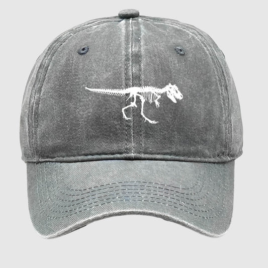 Casquette dinosaure squelette – rétro et décalée