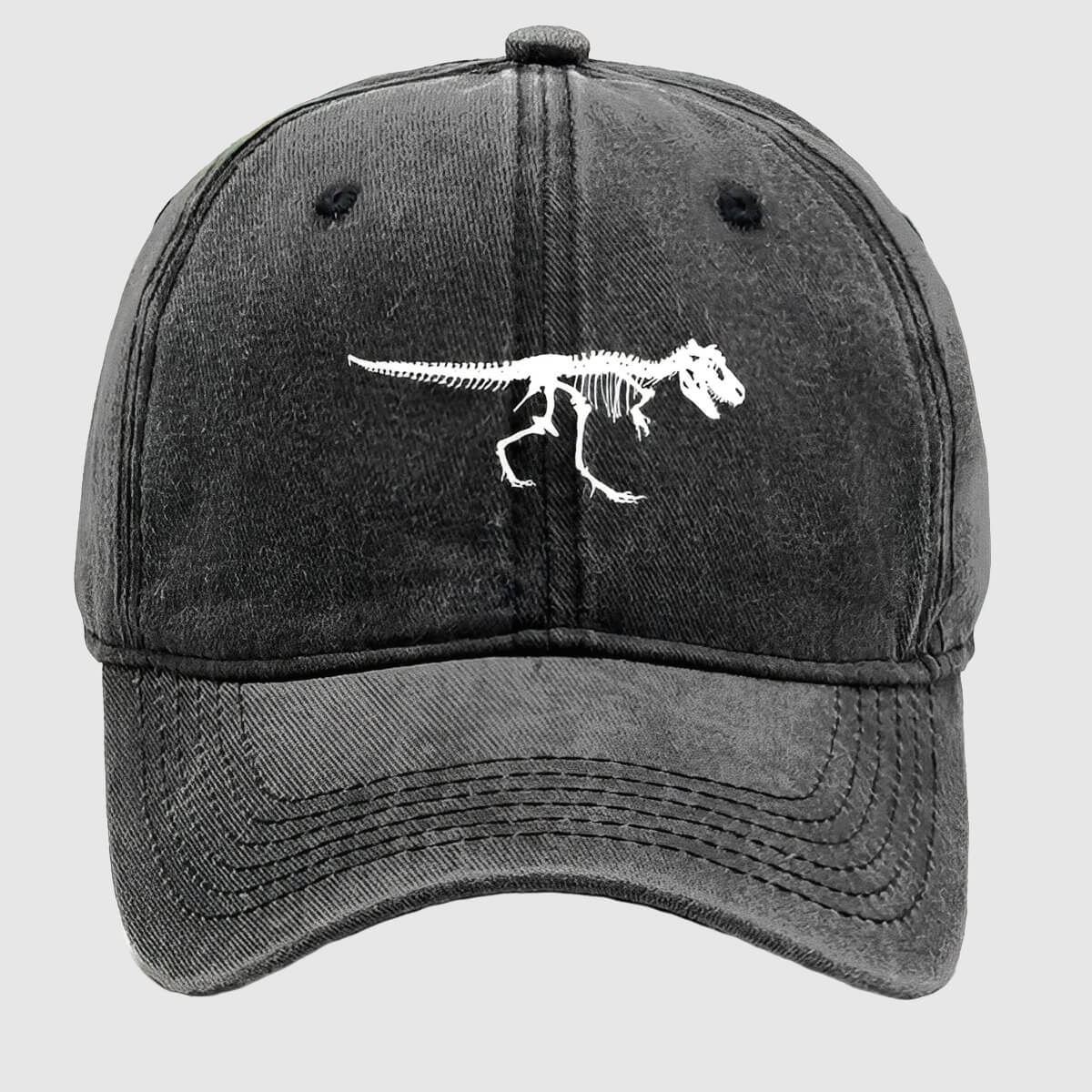 Casquette dinosaure squelette – rétro et décalée