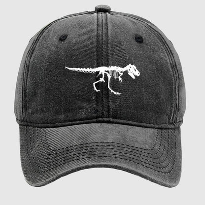 Casquette dinosaure squelette – rétro et décalée