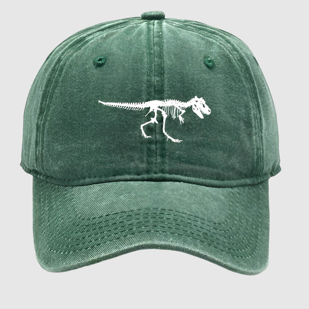 Casquette dinosaure squelette – rétro et décalée